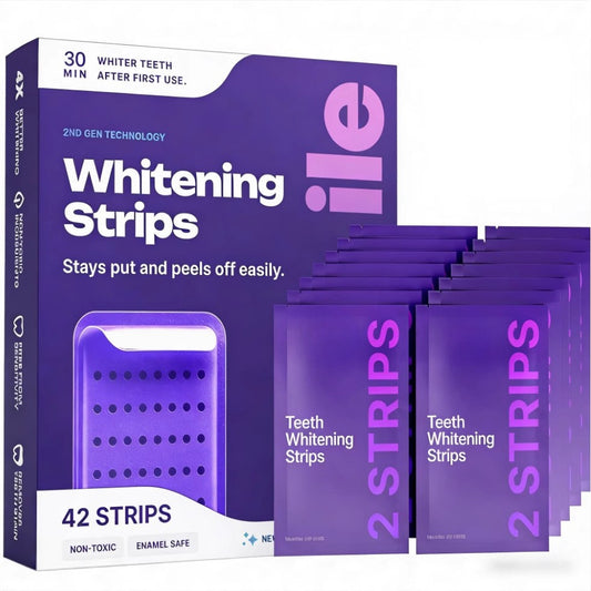 Purple Teeth Whitening Strips