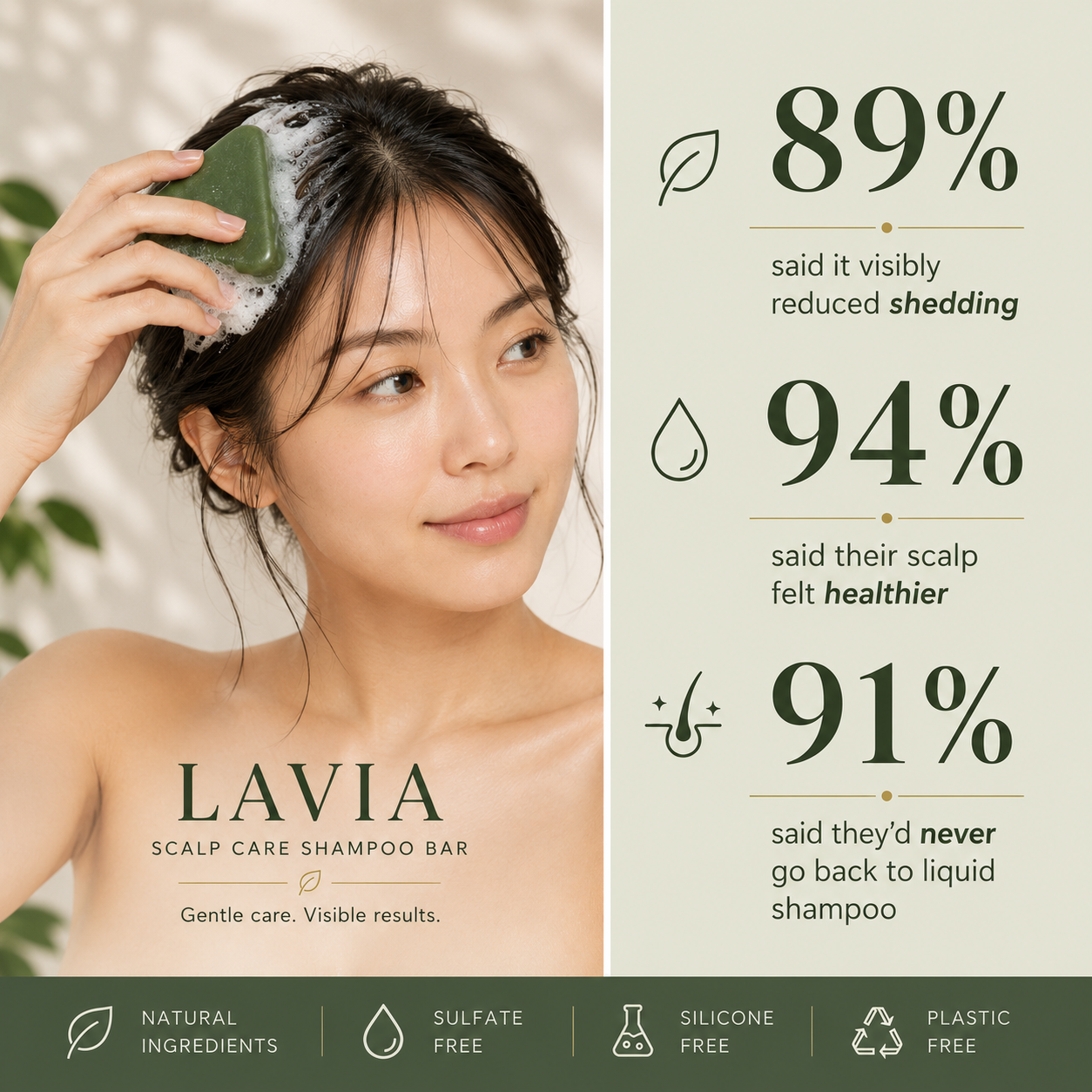 Korean Botanical Scalp Care Shampoo Bar