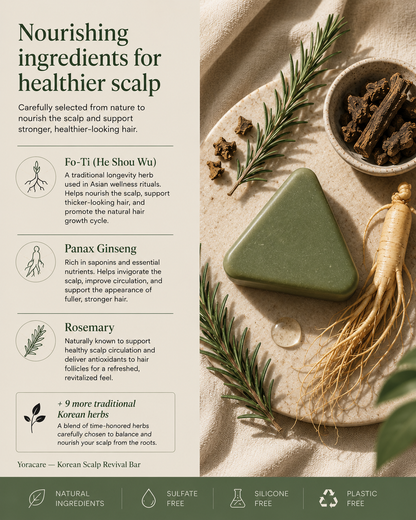 Korean Botanical Scalp Care Shampoo Bar