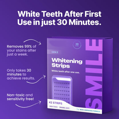 Purple Teeth Whitening Strips